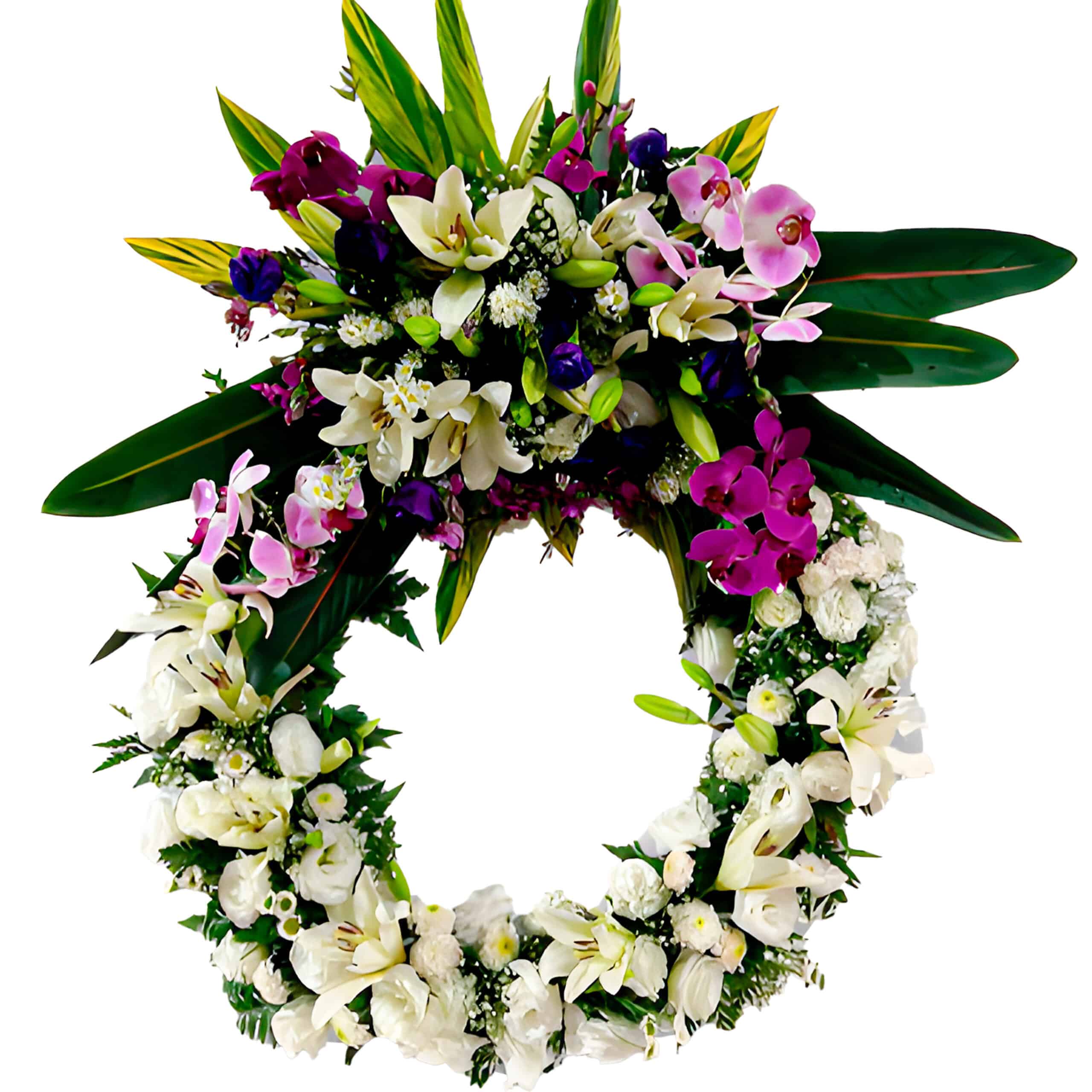 Arco de flores Premium Platina